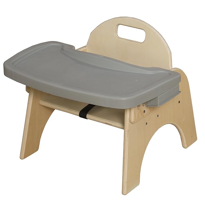7" H Wooden Stackable Feeding Chair - Image 2