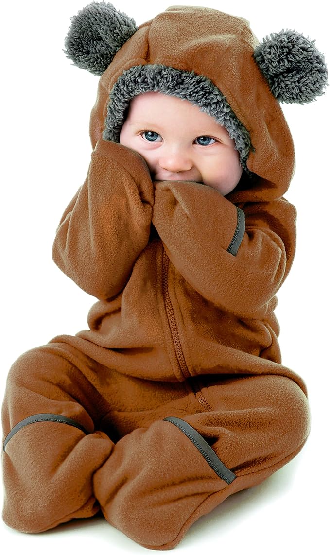 Cuddle Club Fleece Baby Bunting Bodysuit by CuddleClub