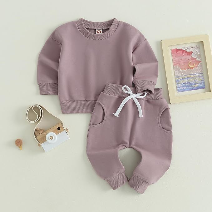 Tiaham Baby Boy Clothes Girl Outfits Fashion Sweatshirt Sweat Pant Kids Toddler - Image 8