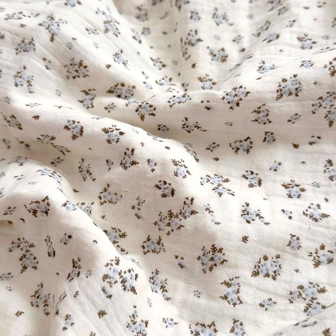BuLuTu Blue Plumbago Floral Print Kids Pillowcases Fits Standard Size Pillow - Image 4
