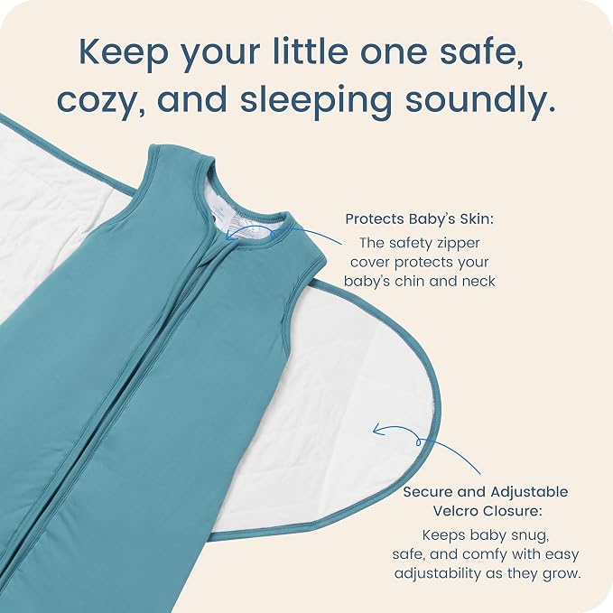 Newborns Swaddle Sleep Sack 0–3 Months, 1.0 TOG Baby Blanket - Image 4