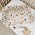 BuLuTu Kids Toddler Muslin Pillowcase Girls Boys Shabby Chic Floral Pillow Cases by BuLuTu