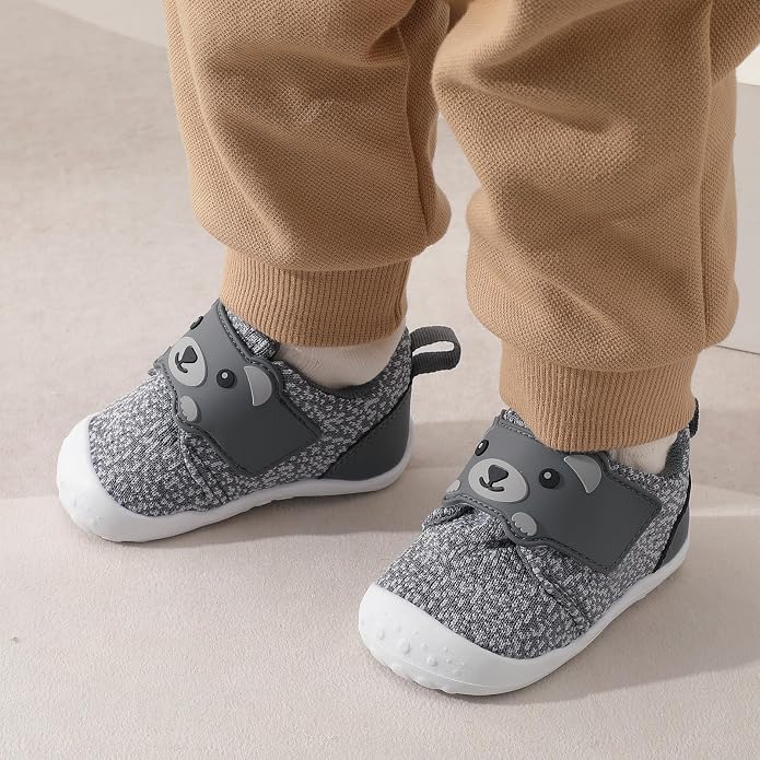 FEETCITY Baby Walking Shoes Wide Baby Shoes Boys Girls Infant Sneakers Crib - Image 6