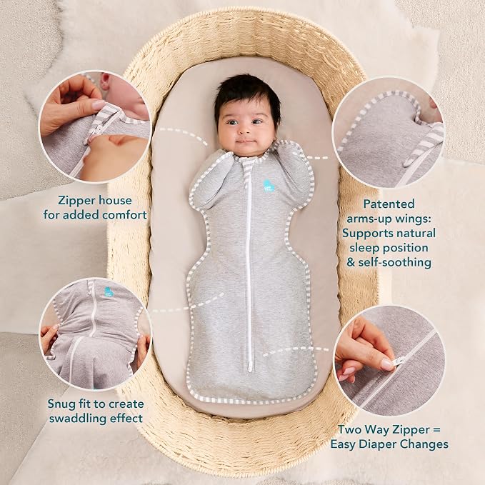 Love to Dream Swaddle UP, Sleep Sack 0-3 Months, Self-Soothing, Improves Sleep - Image 6