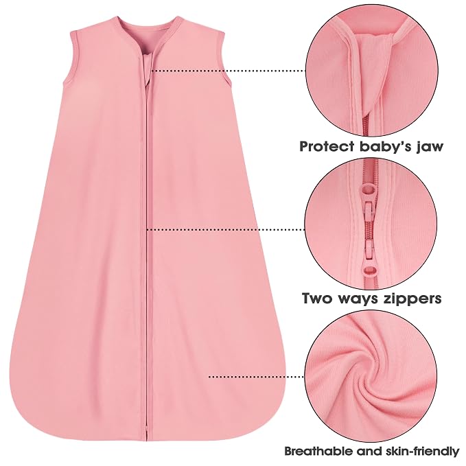 Baby Sleep Sack 12-18 Months 3 Pack Baby Wearable Blanket 100% Rayon Cotton - Image 6