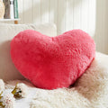 EastTree Heart Pillows, Carmine Heart Shaped Pillows, Love Throw Pillows Gifts by EastTreeHomeGuide
