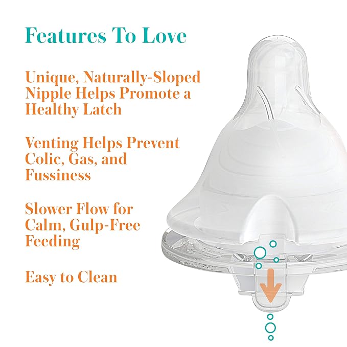 Evenflo Feeding Premium Proflo Venting Balance Plus Wide Neck Baby, Newborn and - Image 4