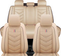 Leather Car Seat Covers Fit for LR Range Rover 2022-2025, 5 Seater Waterproof by TENDER+GLOW