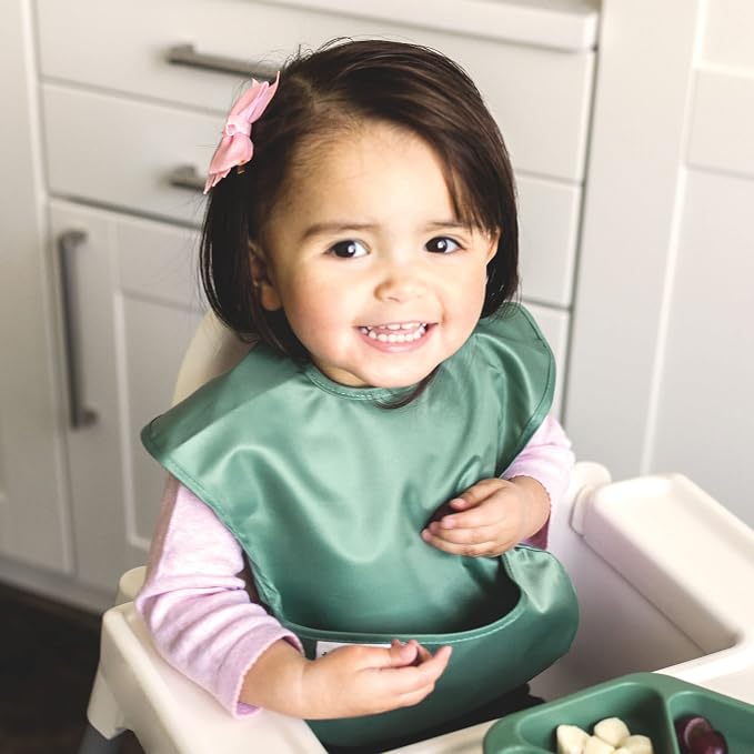 Tiny Twinkle Mess Proof Baby Bibs - Image 4