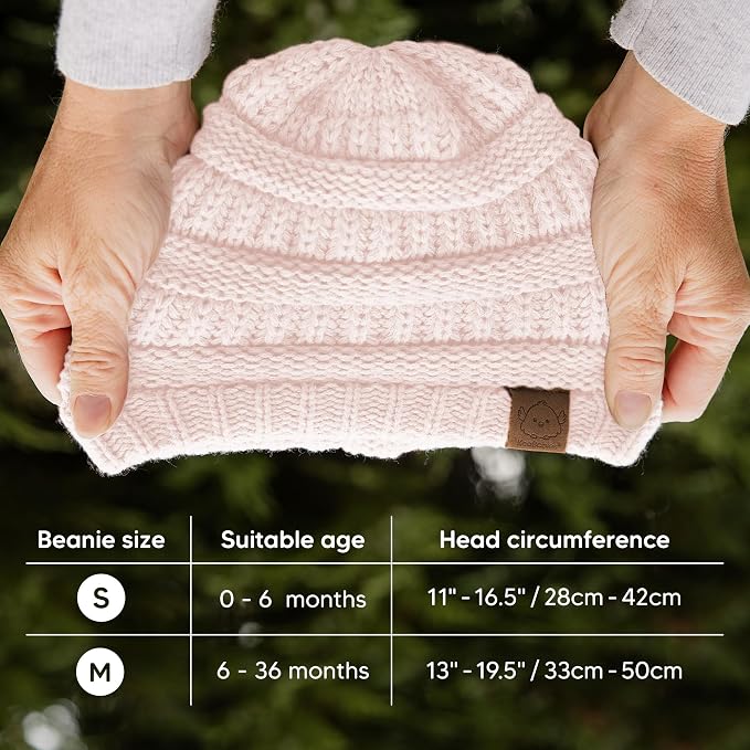 3-Pack Baby Beanies for Boys, Girls - Image 5