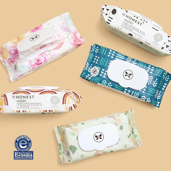 The Honest Company Clean Conscious Multi-Use Wipes Hypoallergenic and Unscented - Image 4