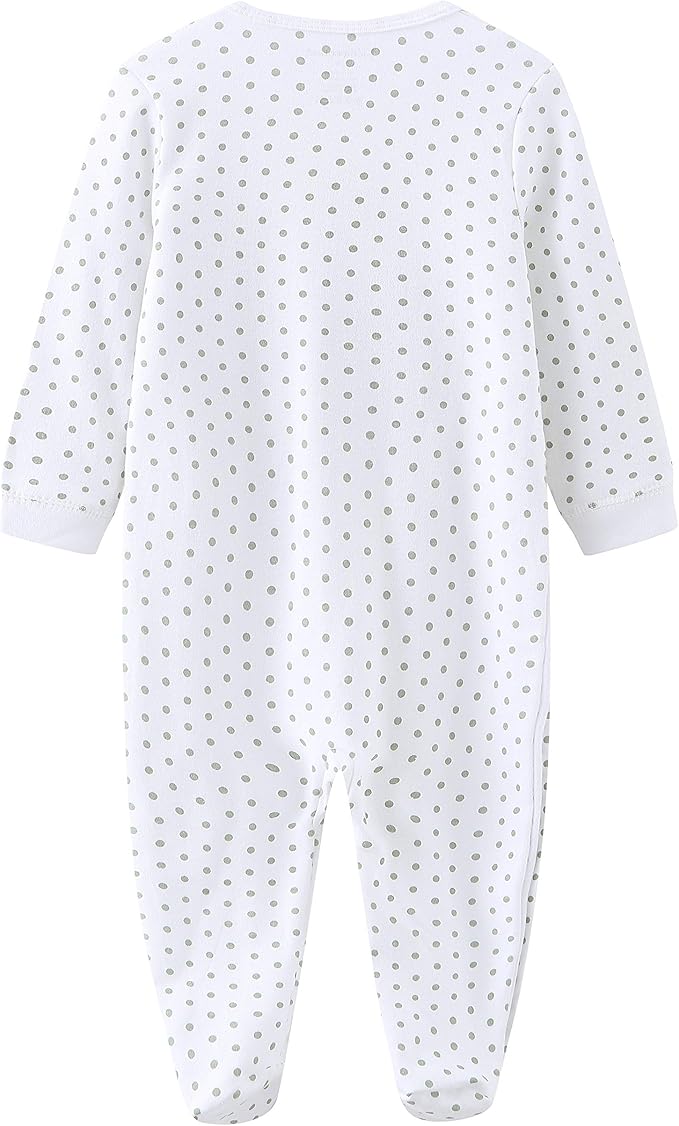 Kiddiezoom Baby and Toddler Boys'Snug Fit Footed One-Piece Romper Jumpsuit - Image 3