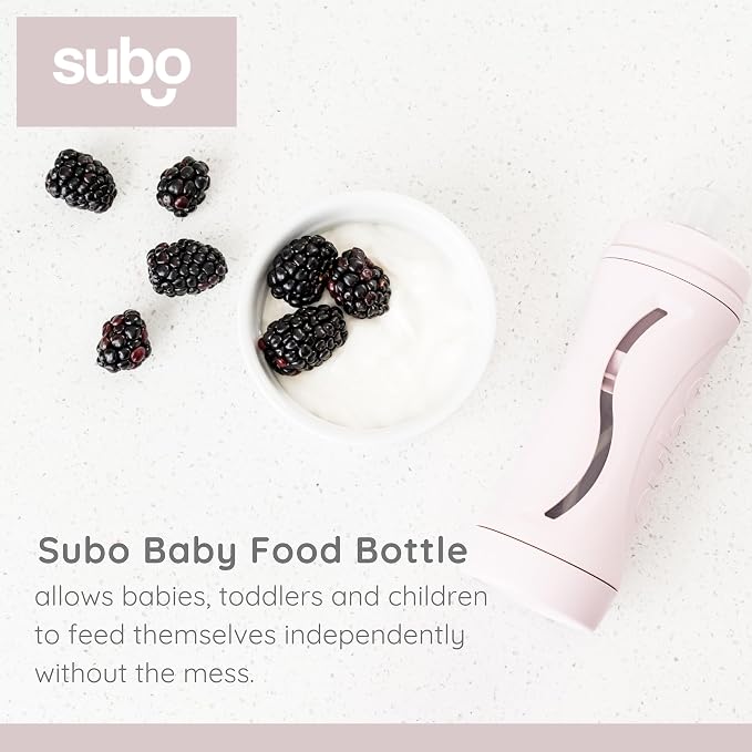 Subo Baby Food Bottle | No Mess Baby Toddler Self Feeder | Squeeze Free Design - Image 4