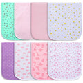 Hakochia Burp Cloths for Baby Boy & Girl Organic Cotton Large Unisex Burp by Hakochia
