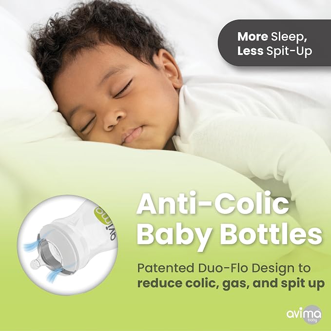 Avima Baby 9 oz Anti Colic Baby Bottles - Image 3