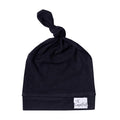Copper Pearl Baby Beanie Hat Top Knot Stretchy Sof Midnight by CopperPearl