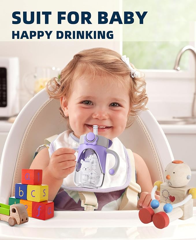 Bunnytoo Baby Sippy Cup with Weighted Straw - Image 9