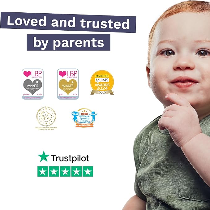 Pura Size 5 Eco-Friendly Diapers Totally Chlorine Free Hypoallergenic, Soft - Image 7