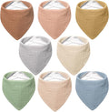 Bearmoss Muslin Baby Bibs 8 Pack Soft Bandana Bibs by Bearmoss