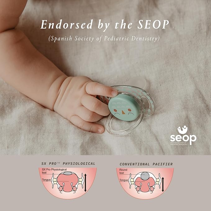Suavinex Bonhomia SX PRO Physiological Pacifier, Supports Breastfeeding Babies - Image 4