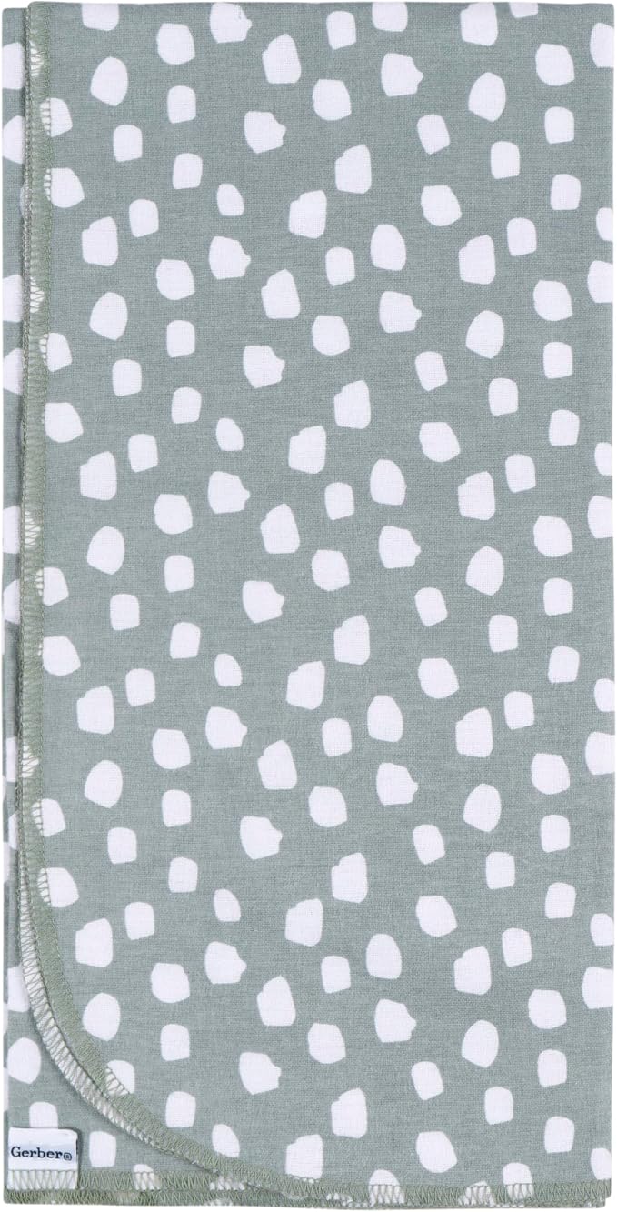 Gerber Unisex Baby 100% Cotton Flannel Receiving Blankets 30x30 Inches - Image 5