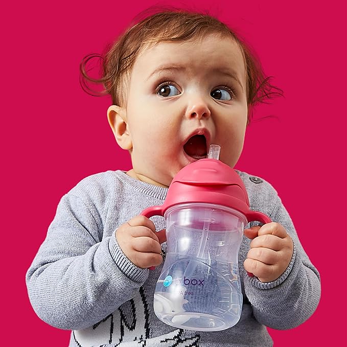 b.box Sippy Cup with Weighted Straw. Drink from any Angle, Leak Proof, Spill - Image 2