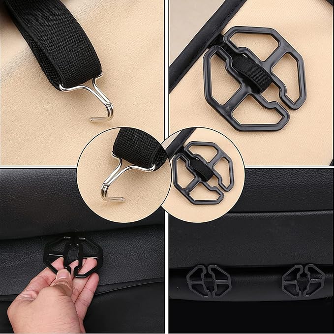 Coverado Car Seat Covers 5 Pieces, Full Set Universal Seat Covers - Image 9