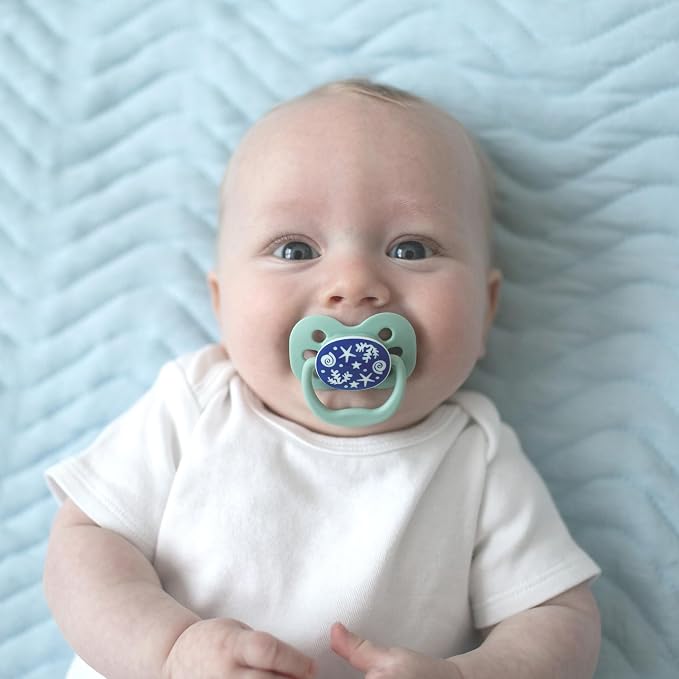 Dr. Brown's Advantage Glow-in-The-Dark Baby Pacifier, Fully Symmetrical Soother - Image 23