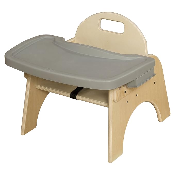 7" H Wooden Stackable Feeding Chair by RRIGoods