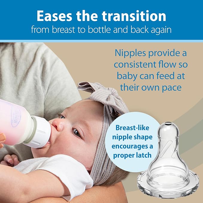 Dr. Brown's Anti-Colic Options+ Narrow Glass Baby Bottle - Image 4