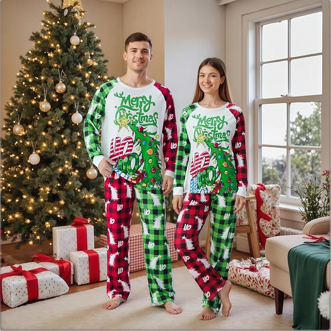 Awoscut Family Christmas Pajamas Matching Pajamas - Image 4
