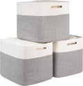 OIAHOMY 13 Kallax Inch Cube Storage Bins, Kallax Insert Storage Baskets by MasterofSpaceOptimization