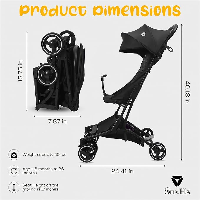 Lightweight Foldable Travel Stroller - Image 2