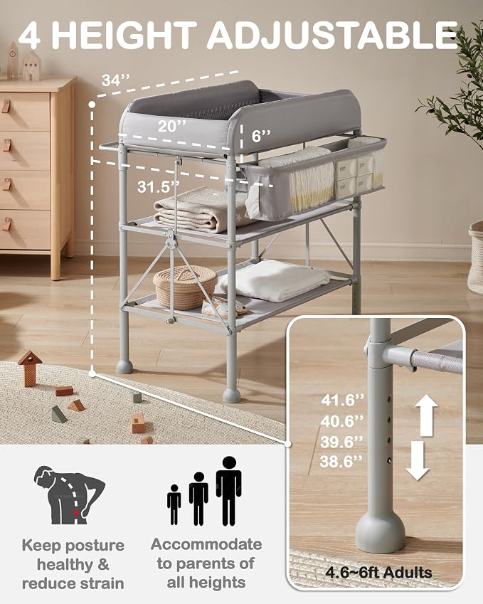 BEKA Diaper Changing Station, Portable Changing Table - Image 2