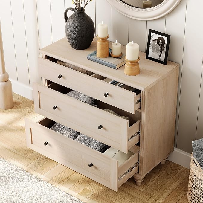 WAMPAT Kids Dresser with 6 Drawers, Baby Dressers with Wide Chest of Drawers - Image 5