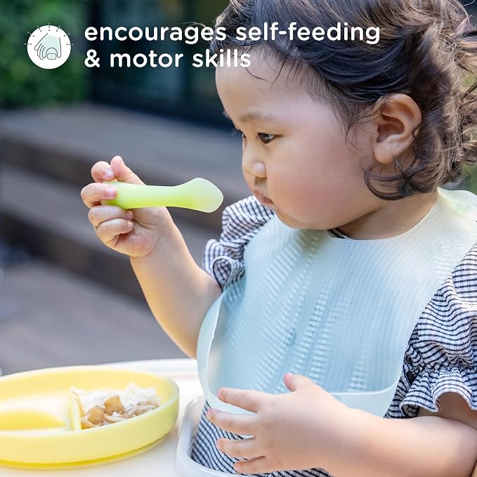 Olababy 100% Silicone Soft-Tip Training Spoon - Image 6