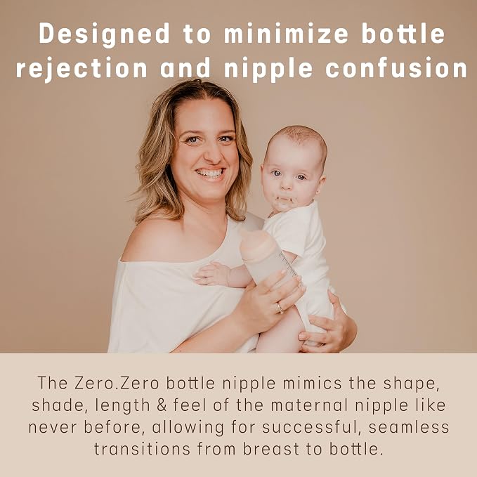 Suavinex Zero.Zero Dense Flow Asymmetrical Silicone Nipple, 2 Pack - Image 3