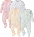 Gerber Baby Girls 4 Pack Sleep 'N Play Footie by Gerber