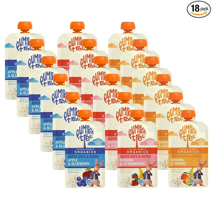 Pumpkin Tree Peter Rabbit Organics Super Oats & Seeds Variety Pack by PumpkinTree