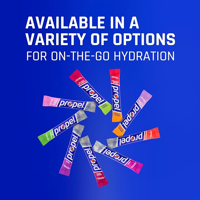 Propel Electrolyte Enhanced Water Drink Mix Powder Packets, Grape Variety Pack - Image 6