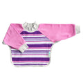 Kiddologic Bibit-all Baby Feeding Bib, Long Sleeves, Ribbed Cuffs and High by Unknown