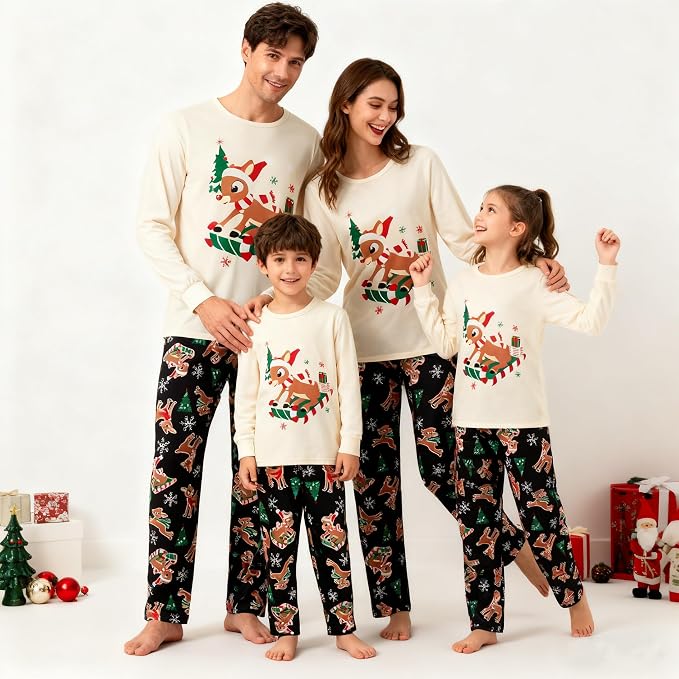Awoscut Family Christmas Pajamas Matching Pajamas - Image 5