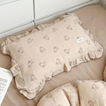 BuLuTu 2-Layer Cotton Muslin Toddler Pillowcase Rabbit Pattern, Soft Breathable by BuLuTu