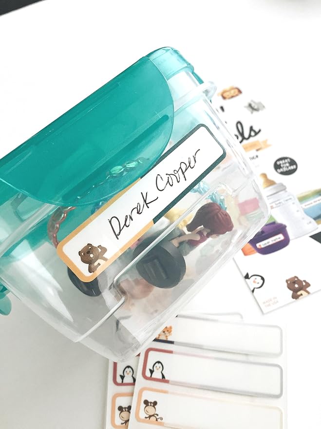 Lil' Labels Daycare Value Pack Bottle and Clothing Labels, Waterproof, Animal - Image 5