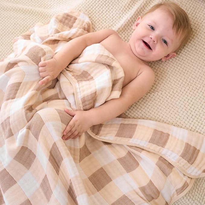 Ultra-Soft Muslin Baby Blanket - Image 2