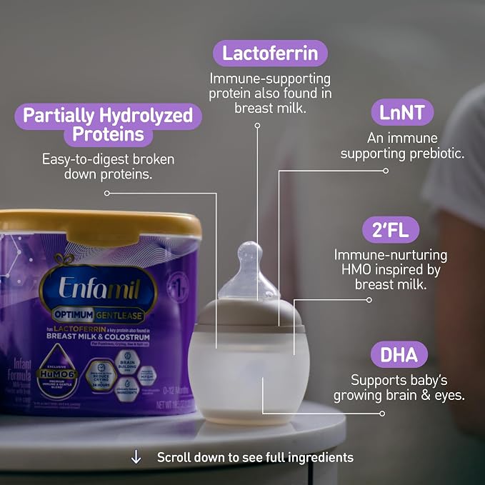 Enfamil Optimum Gentlease, Our Closest Formula to Breast Milk, - Image 5