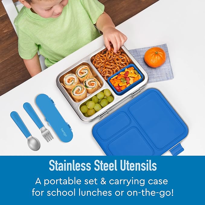 Bentgo® Kids Stainless Steel Utensil Set - Image 2