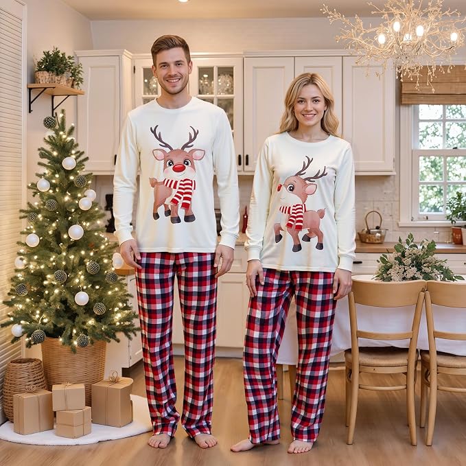 Awoscut Family Christmas Pajamas Matching Pajamas - Image 3