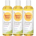 Burt's Bees Baby Shampoo & Wash, Calming Tear Free Baby Soap, 12 Fl Oz by BurtsBees