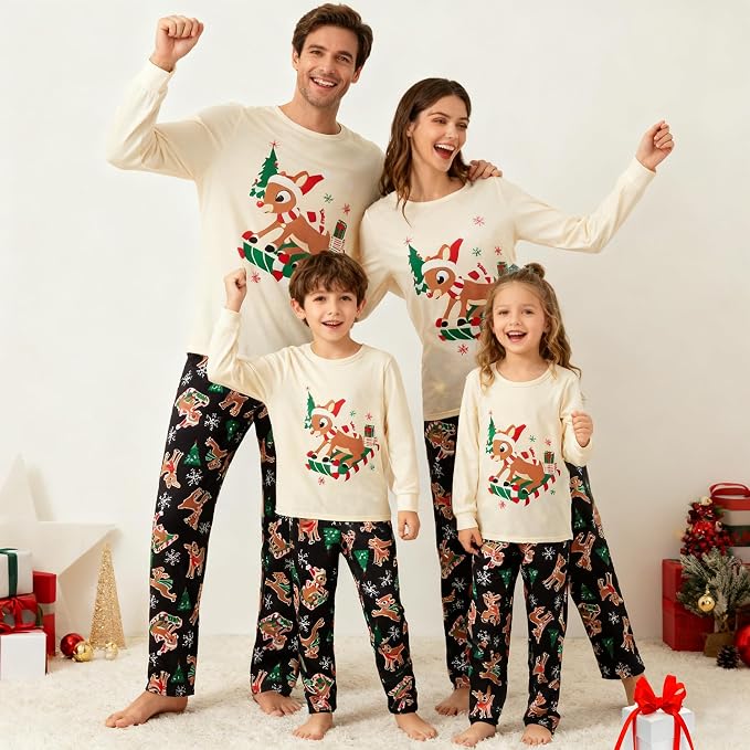 Awoscut Family Christmas Pajamas Matching Pajamas - Image 3
